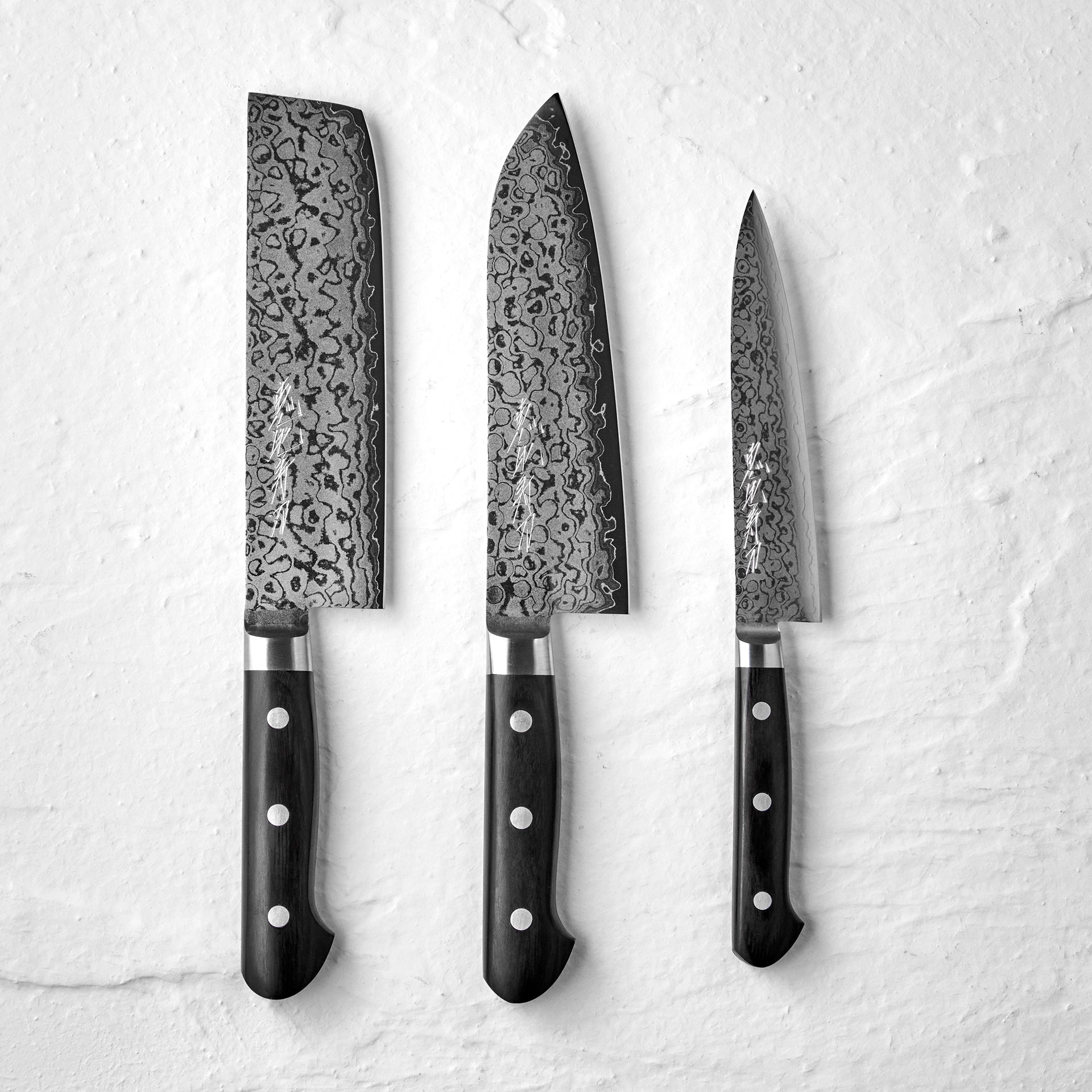 恵比寿刃 波 -nami- 三徳包丁 165mm / VG-10 ダマスカス 恵比寿刃 波 -nami- 三徳包丁 165mm / VG-10 ダマスカス